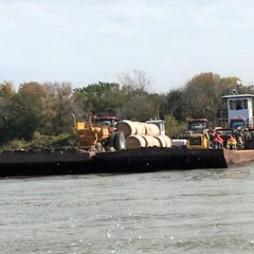 Missouri River Barge
